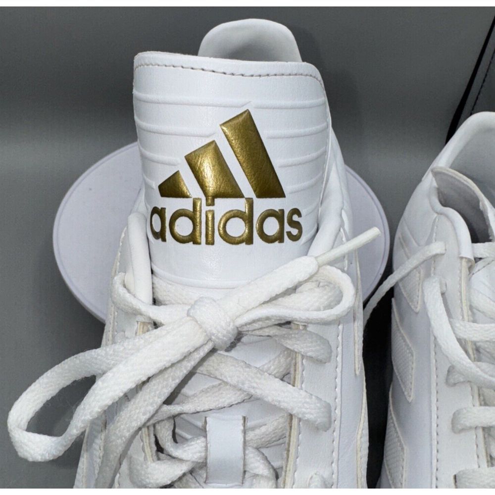 Adidas Copa Super Men 12 White Gold Leather Classic Traction Soccer Futbol - Picture 7 of 13